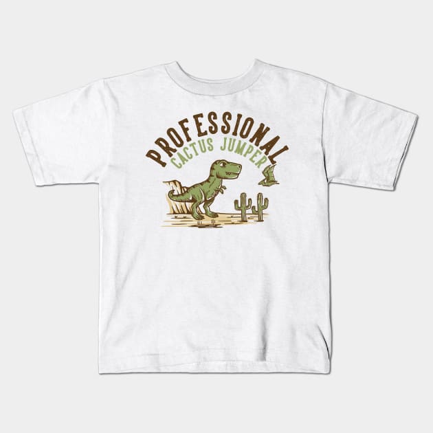Professional Cactus Jumper Kids T-Shirt by lightsonfire
